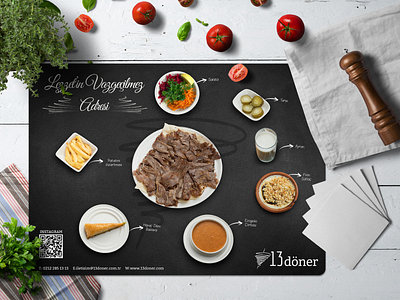 American Service & Place Mat american service design doner food place mat