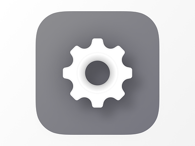 ios settings icon vector