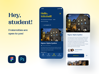 Wittit helps students to find fraternities and sororities 2022 app campus college education fraternity house inspiration ios search sorority students university us