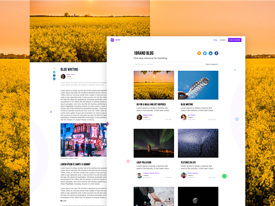 UX/UI for a blog section of a site 🤹