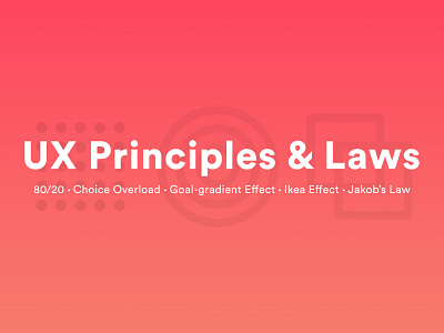UX Principles & Laws! 👏 blog laws medium medium article principles ux