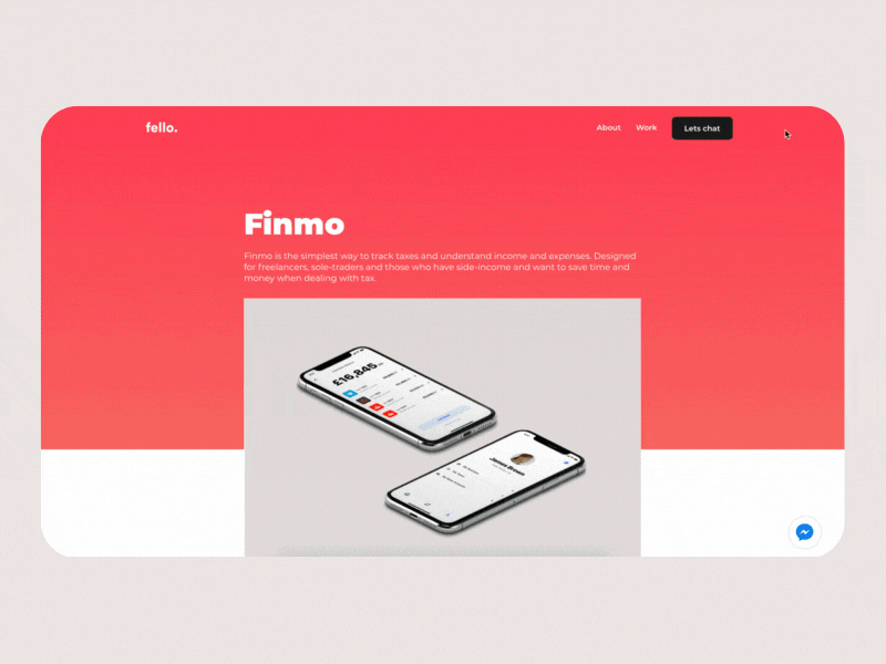 Finmo Mobile Fintech App