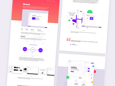 1Brand web app, branding and strategy