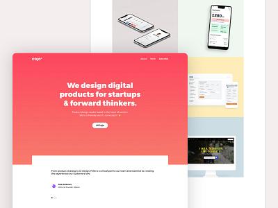 Cojo website retouch - UI/UX design 🎨