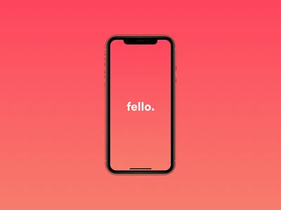 iPhone XR in Fello colours 😉 apple iphone iphone xr logo typography xr