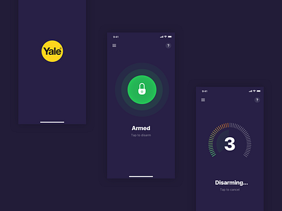 Yale app concept 🏠 app design home security ui user experience ux