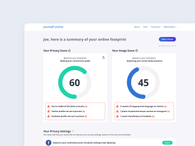 Social privacy platform