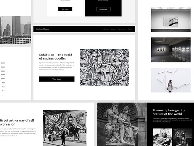 Cobiro website builder - North ⚫️⚪️ black white brand branding creative theme themes ui website website builder website concept website design