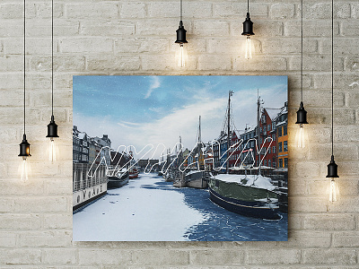 Nyhavn Artwork architecture art artwork brush camera colorful creative design photoshop