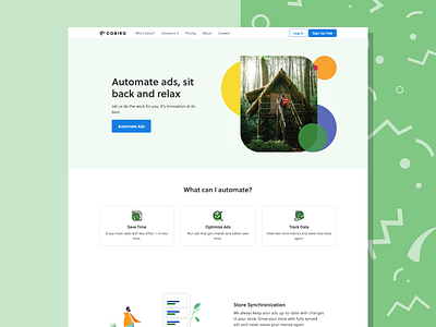 Rebrand Cobiro - Automate ai automate campaign design design system green icons marketing rebranding website