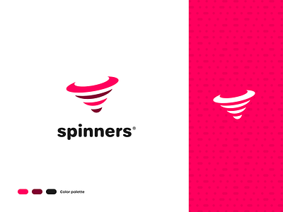 Spinners app blockchain branding design icon identity illustration logo message app typography vector