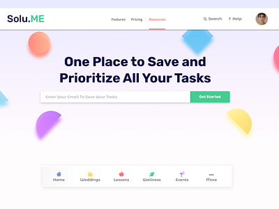 SoluMe - Hero Section