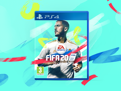 FIFA 20 Cover Concept abstract concept cover design fifa fifa20 football game illustration playstation ps4 soccer sport
