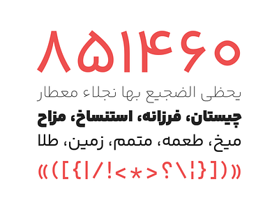 Yekan Bakh Typeface arabic bakh calligraphy font persian type typography ui