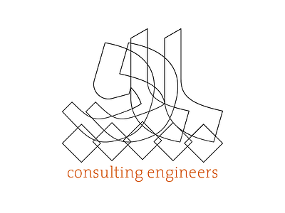 Padyav consulting engineers logotype type typography