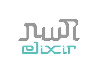Elixir arabic bilingual logo logotype matchmaking persian type typography