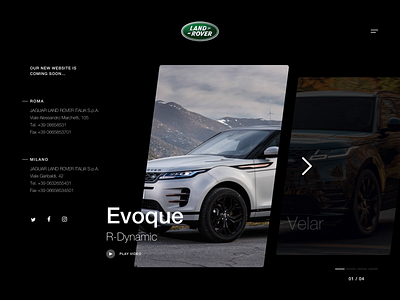 Land Rover Concept app concept design design desktop app digital experience interface ui uidesign uiux uiux design ux uxdesign