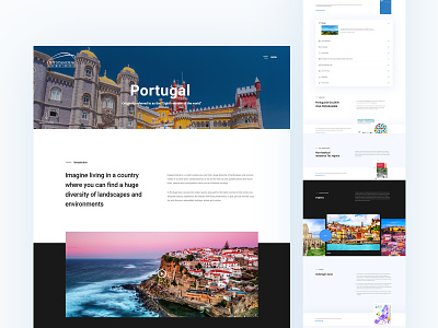 About Portugal design gallery investments investor minimal portugal real estate services tour tourism typography ui website