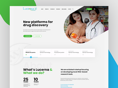 Drug Website blue clean color creative design flat minimal photoshop simpl typography ui ux