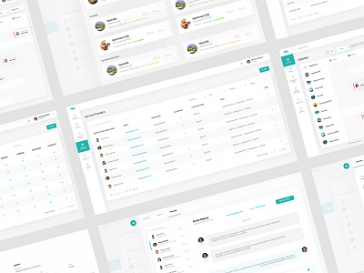 Worker's Management clean creative flat minimal minimalist typography ui ux white