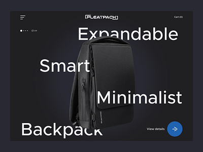 Pleatpack (UI/UX design, e-commerce)