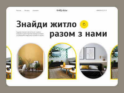 Real Estate Agency - UI concept design real estate ui web website