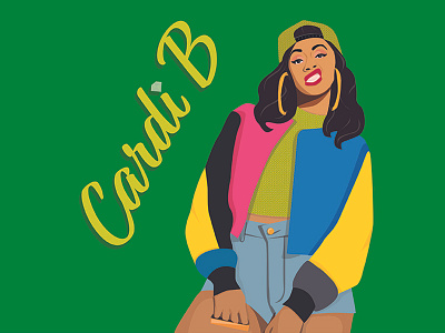 Cardi B Illustration