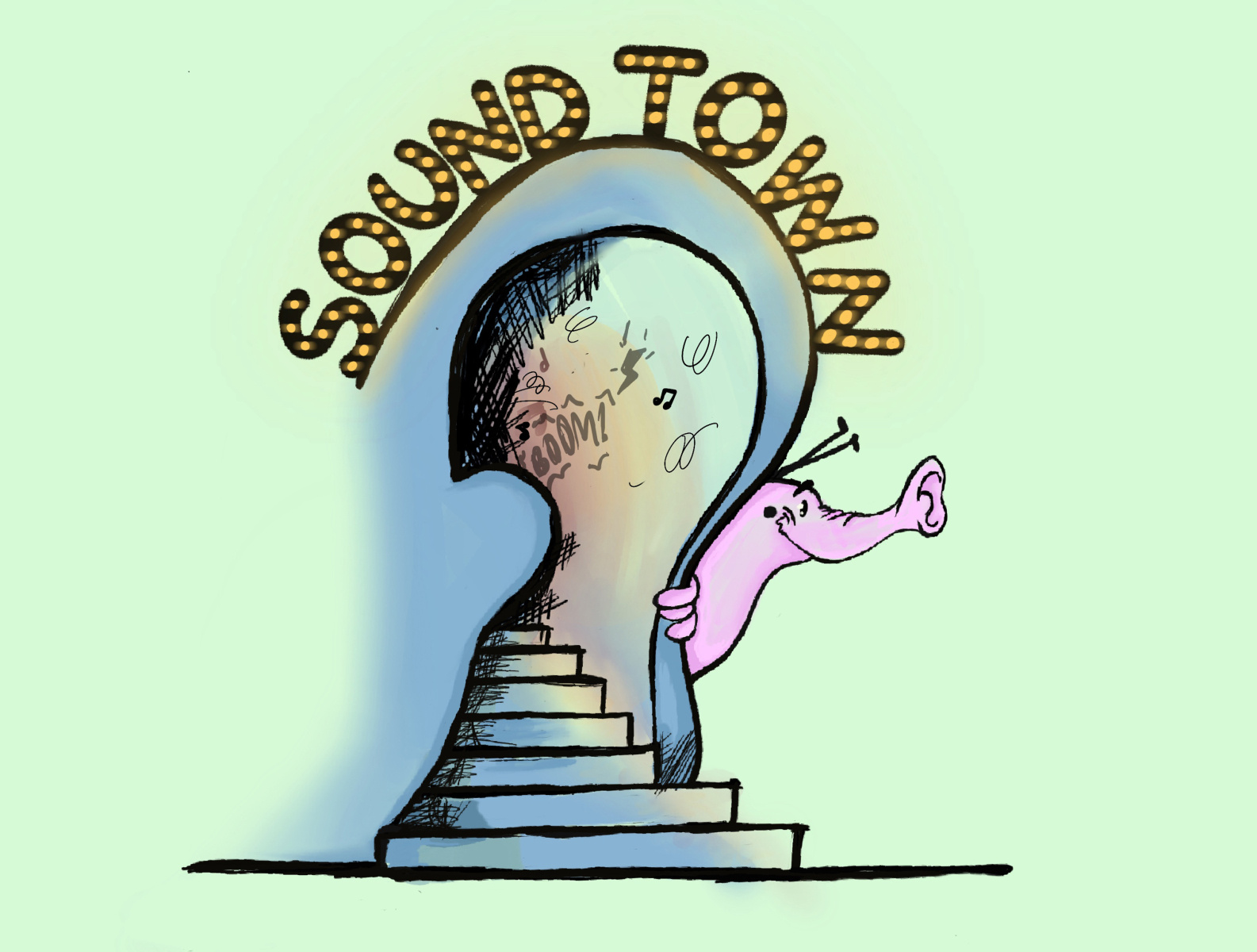 to Sound Town by Gugli on Dribbble