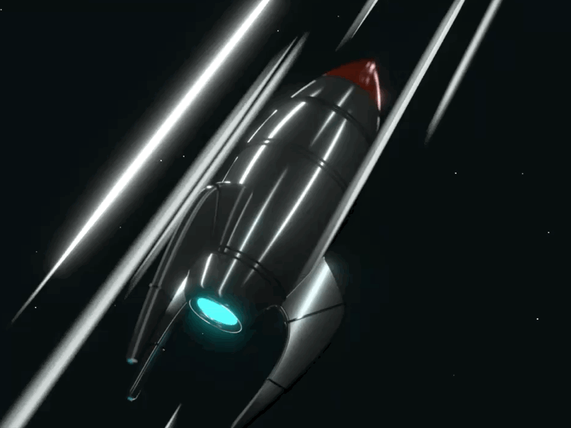 Rocket Time 3d animation cinema4d motion rocket space