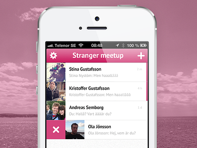 Stranger - 2.0 app chat ios