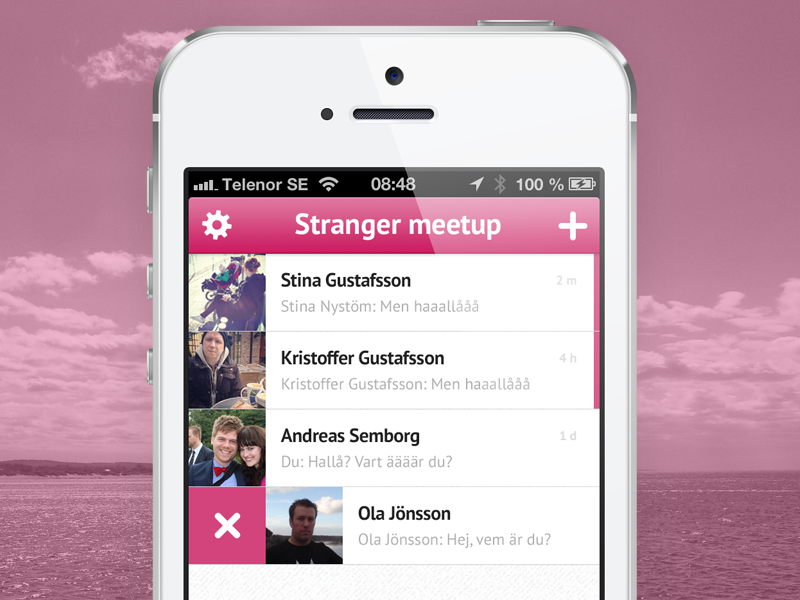Stranger - 2.0 app chat ios