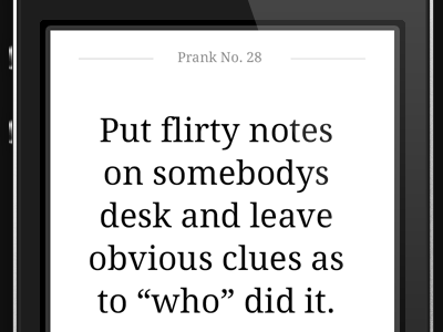 Set of simple apps app deck ios ipad iphone prank quote