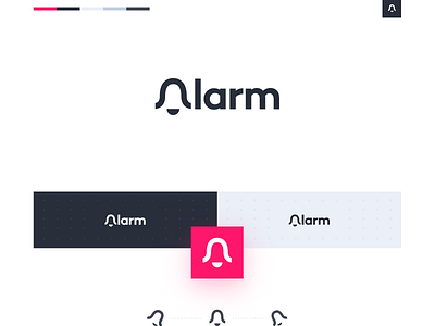 Alarm Logo alaram bell icon branding design icon icon app illustration logo logo alphabet logo design ravinakum ravinakum ui ux ux ravinakum vector