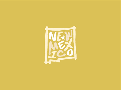 New Mexico for America abq albuquerque america art design land of enchantment las cruces lettering new mexico nm santa fe typography united states usa