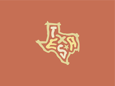 Texas for America amarillo america arlington art austin corpus christi dallas design el paso fort worth houston lettering plano san antonio texas tx typography united states usa