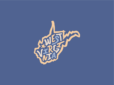 West Virginia for America america appalachia charleston huntington lettering morgantown parkersburg typography united states usa webdesign weirdart weirton west virginia wheeling wv