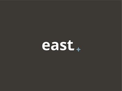 East Concept brand branding compass design direction east east beast east side eastern four point star logo star wordmark