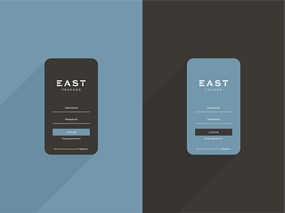EAST Partnership Login Screen brand design branding east east partnership login login screen ui user user experience user interface ux web design