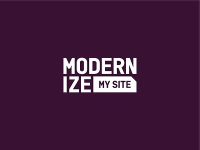 Modernize My Site developer logo developers logo logo design logo designer modern modernize web web design web design firm web design firm logo web design logo website logo wordpress wordpress logo