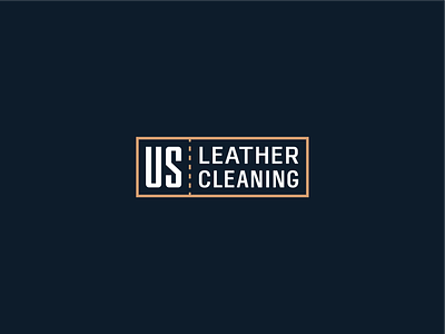 US Leather Cleaning brand design dry cleaning logo leather leather brand leather branding leather care leather care logo leather cleaning leather cleaning logo leather design leather logo leather wordmark logo logo design wordmark