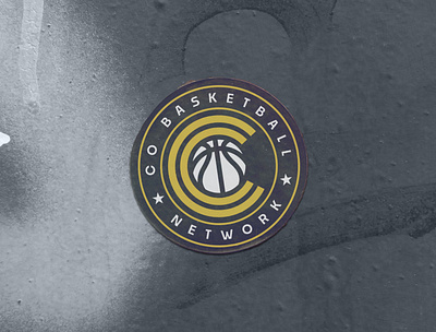 Colorado Basketball Network Sticker badge basketball badge basketball logo basketball logo sticker basketball sticker bball colorado colorado springs denver hoops logo sticker sticker design sticker logo sticker mockup