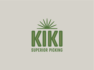 Kiki's Superior Picking Wordmark arizona az brand cactus desert identity kiki logo logo design mesa mexican mexico phoenix sonora sonoran desert superior superior arizona tempe wordmark