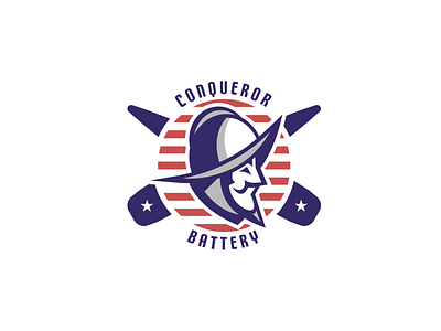 Conqueror Battery america ammunition army battery conqueror fort bliss logo military round sports sportslogo texas united states us