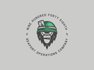 948th SPOC ape army bolt brand branding gorilla gorilla logo gorillas helmet logo military monkey monkey logo