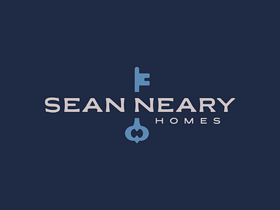 Sean Neary bone serif brand custom type homes key logo real estate real estate agency real estate agent sean neary serif typogaphy