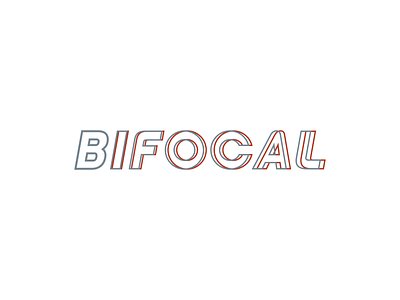 Bifocal Beats 3d beats bifocal blur blurry dj edm electronic dance music electronic music glasses record type typography wordmark