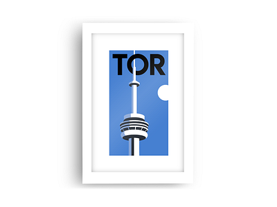 Toronto Minimalist Poster can canada city cn tower downtown hockey leafs maple minimal minimalist needle ontario raptors retro tor toronto tower travel vintage yyz