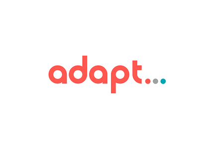 Adapt Social adaptsocial brand branding lettering logodesign socialmediamarketing type typography wordmark wordmarkdesign