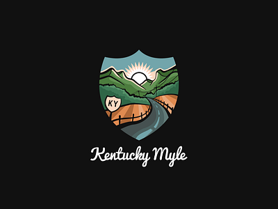 Kentucky Myle Illustration appalachians badge band country country music illustration illustration art illustration design kentucky ky shield west virginia