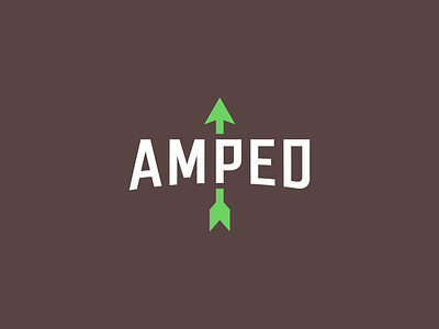 Amped Archery amped amped archery archery arrow arrow logo bow bow and arrow logo typogaphy wordmark